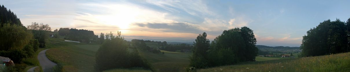 Blick auf den unteren Sensebezirk